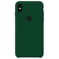 Силиконовый чехол Apple Silicone Case Dark Virid для iPhone Xs Max